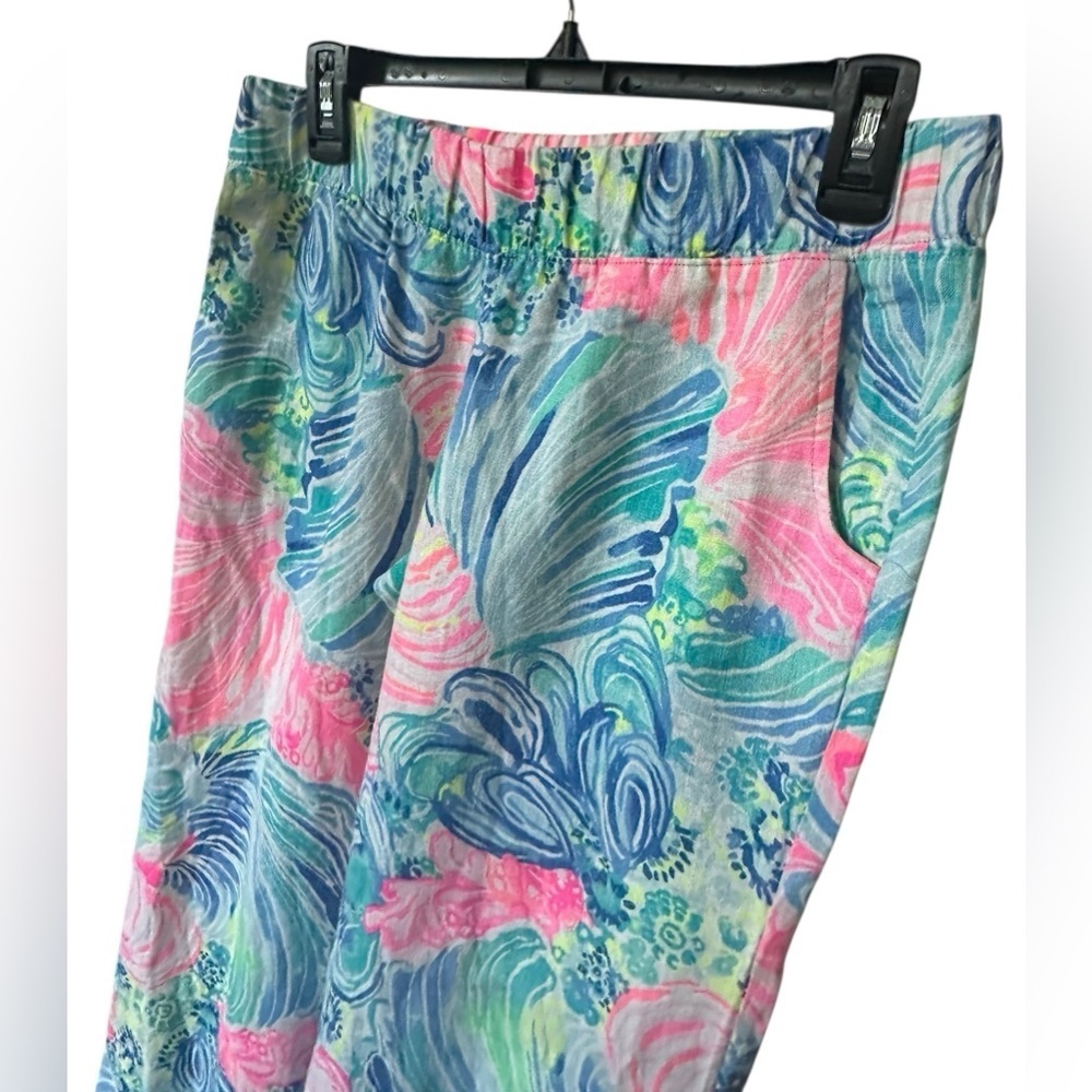 Lilly Pulitzer Colorful Abstract Print Pants size S - Picture 6 of 7